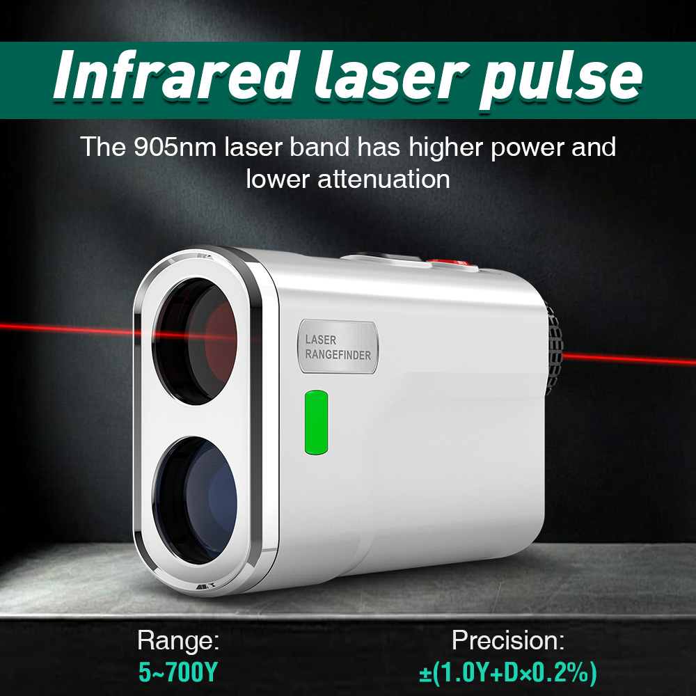 Rangefinder Laser Golf - （USA Stock）Golf Rangefinder 700Y with Slope