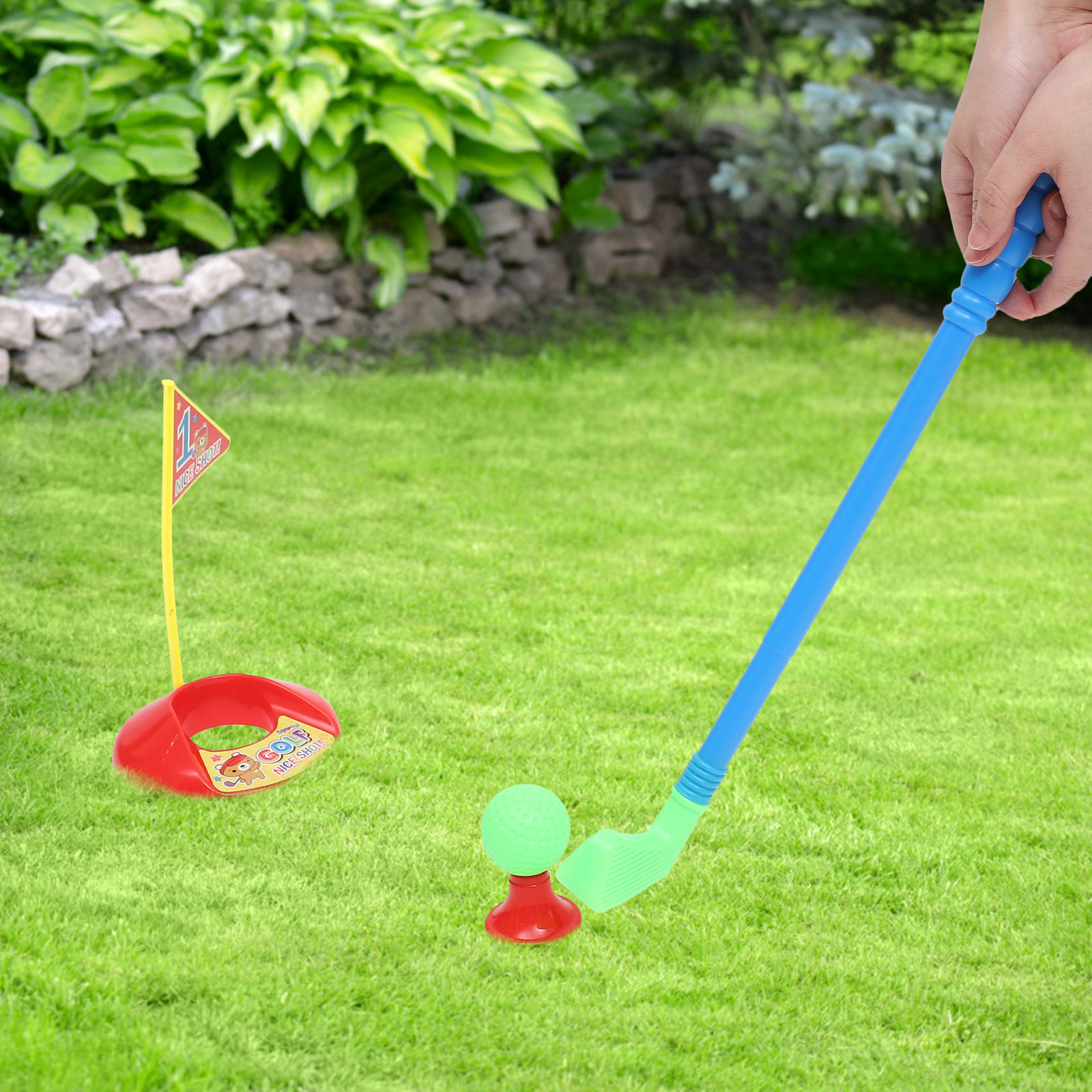 Golf Equipment For Kids - 1Set Premium Plastic Kids Golf Sports