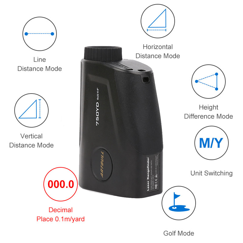 USB Type-C 1300yard Rechargeab - Rangefinder Laser Golf reseña y precio