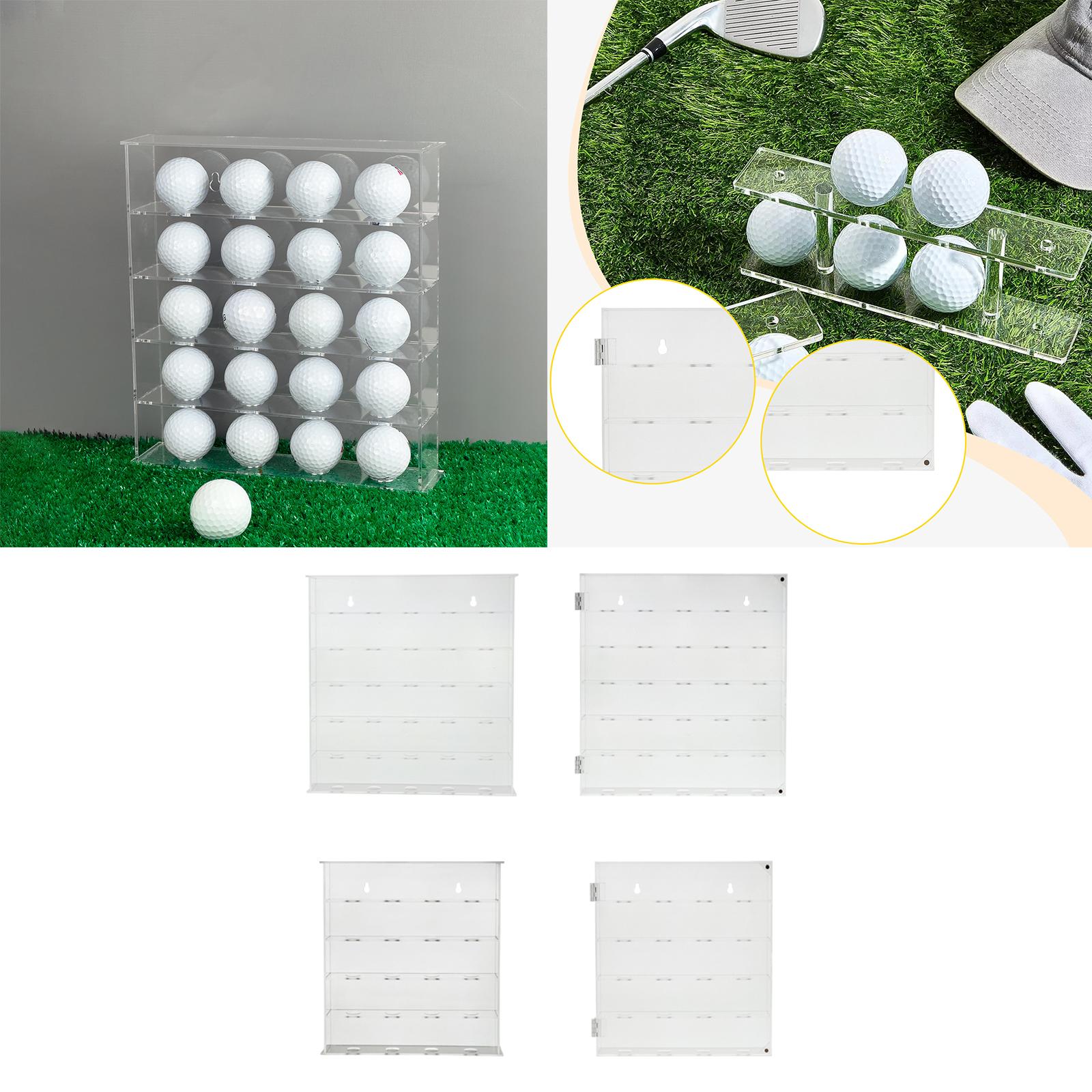 Golf Ball Display Rack Holder  - Golf Equipment Cabinet reseña y precio