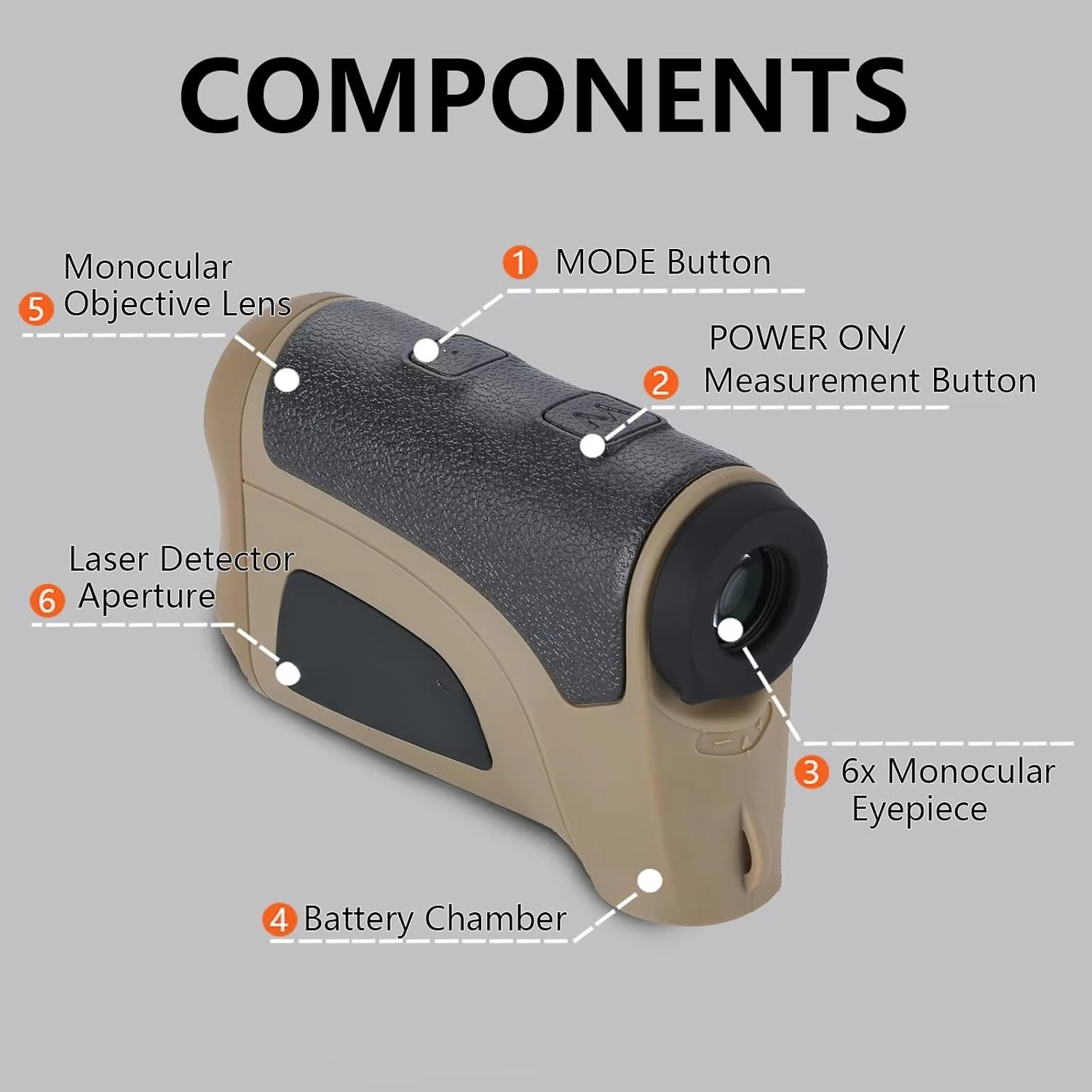 2000M laser rangefinder for go - Rangefinder Laser Golf reseña y precio