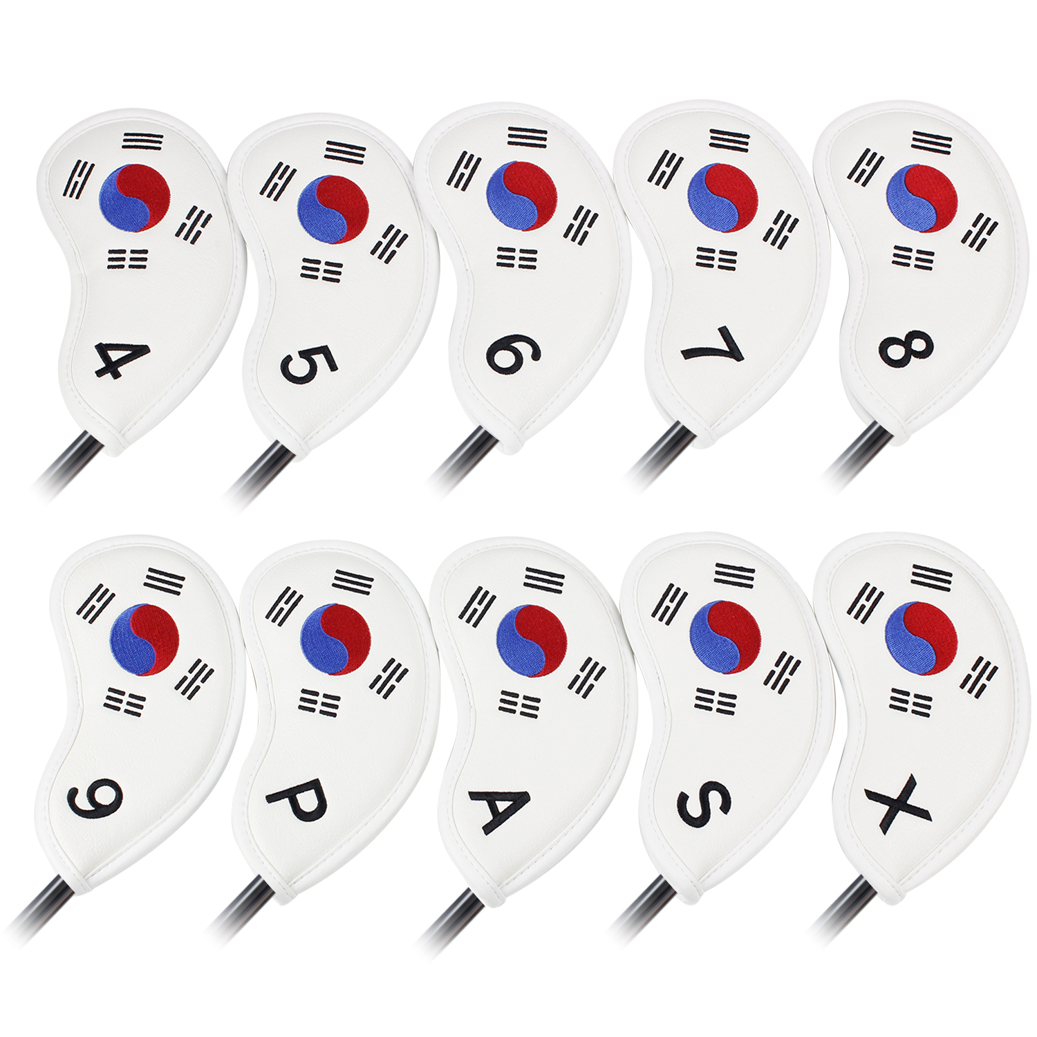 10 Pcs/Set PU Golf Iron Head C - Golf Equipment Korea reseña y precio