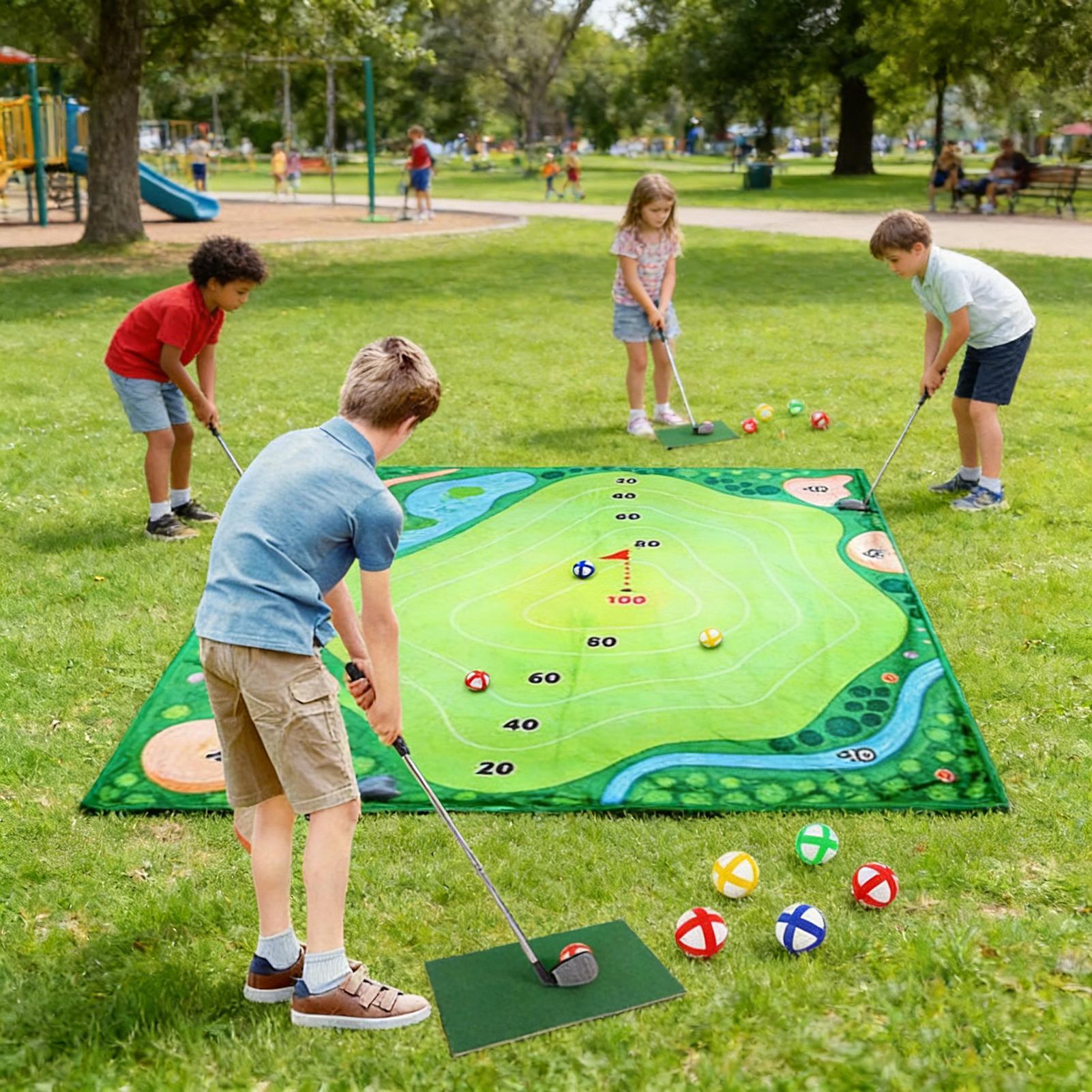 Golf Practice Mat Exercise Pra - Golf Equipment For Kids reseña y precio