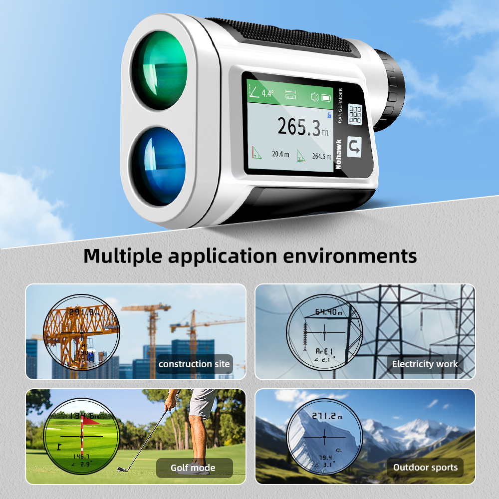 Nohawk Golf Rangefinder with T - Rangefinder Laser Golf reseña y precio