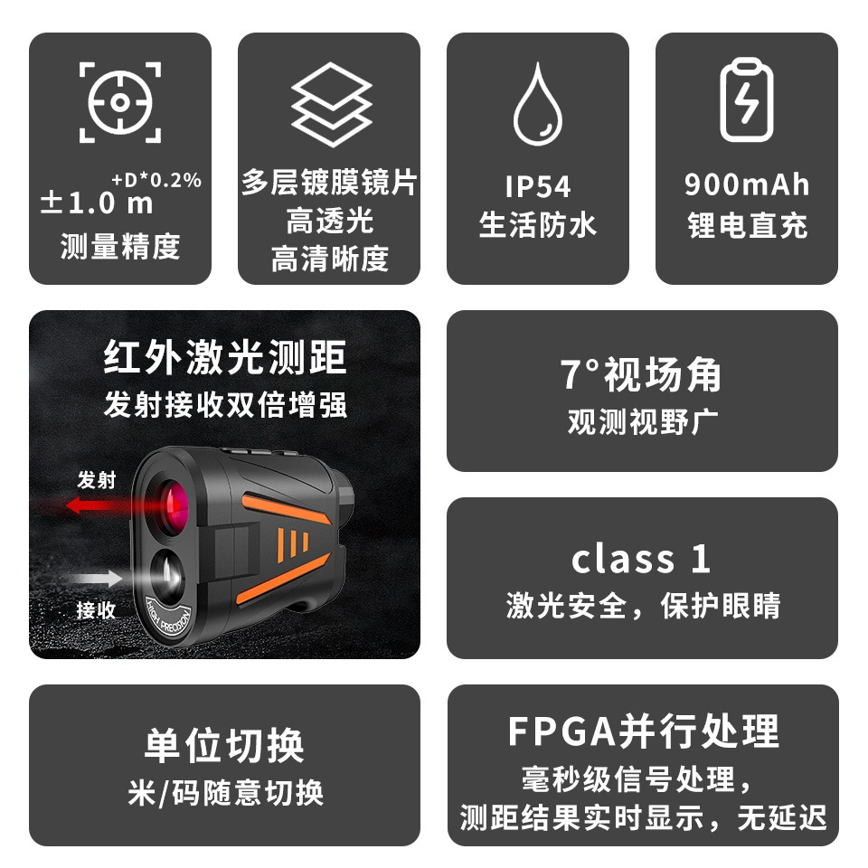 High Precision Golf Laser Rang - Rangefinder Laser Golf reseña y precio